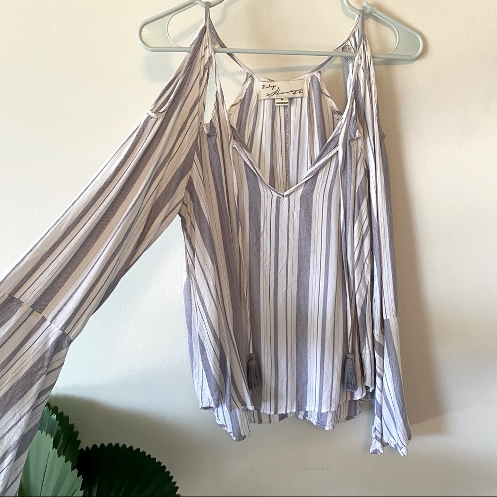 bell sleeve beachy top